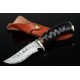 2891 damascus steel hunting knife