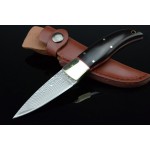 2974 damascus steel hunting knife