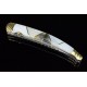 3013 shell inlay handle pocket knife