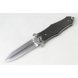 D2 Steel Blade Fiber Alloy Handle High Quality Liner Lock Pocket Knife3111