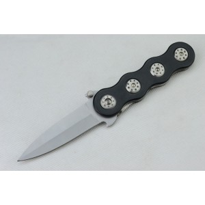Stainless Steel Blade Aluminum Hand Bead Blast Finish Pocket Knife 3120