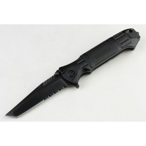 OEM Walther RC Ⅲ 440 Stainless Steel Blade Aluminum Alloy Handle Black Finish Tanto Pocket Knife3128