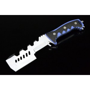 7Cr17 Stainless Steel Blade G10 Double Color Handle Multi-functional Survival knife3172