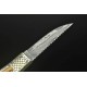 4593All copper checkered bone. Damascus knife collection