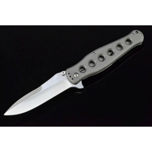 Benchmade 9Cr13Mov Steel Blade Titanium Handle Liner Lock Pocket Knife3971