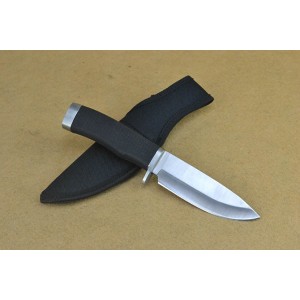 Buck.440 Stainless Steel Blade Plastic Handle Fixed Blade Knife with Nylon Sheath4531