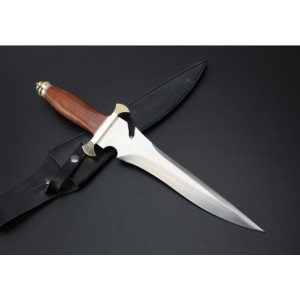The Expendables D2 Steel Blade Copper Rosewood Handle Fixed Blade knife 4816
