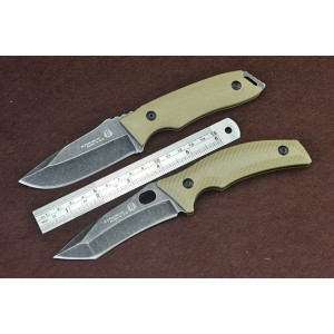 Strider 3Cr13Mov Stainless Steel G10 Handle Stonewash Finish Drop-point/Tanto Tactical Knife4797