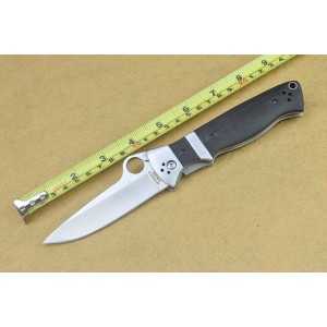 Spyderco.7Cr17MoV Steel Blade G10 Handle Satin Finish Liner Lock Pocket Knife4718