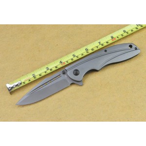 Browning.3Cr13MoV Steel Blade Metal Handle Titanium Finish Liner Lock Pocket Knife4713