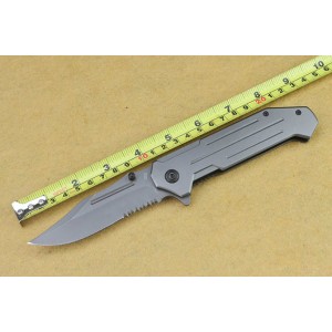 Browning.3Cr13MoV Steel Blade Metal Handle Titanium Finish Liner Lock Pocket Knife4712