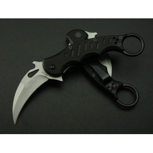 5Cr13MoV Steel Blade G10 Handle Fox Karambit Knife Folding Blade Knife