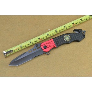 MTech.440 Stainless Steel Blade Metal Handle Titanium Finish Liner Lock Pocket Knife 4578