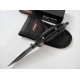 440 Stainless Steel Blade Aluminum Handle Black Finish Liner Lock Pocket Knife1157
