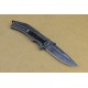 Browning.440 Stainless Steel Blade Metal Handle Stonewash Finish Liner Lock Pocket Knife4445