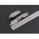 D2 Steel Blade Titanium Alloy Handle Stonewash Finish Liner Lock Pocket Knife5824