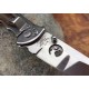 ElkRidge.440 Stainless Steel Blade Wooden Handle Mirror Finish Folding Blade Hunting Knife 5924