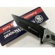 Smith Wesson.440 Stainless Steel Blade Aluminum Handle Stonewash Finish Liner Lock Pocket Knife5928