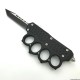 Stainless Steel Blade Aluminum Knuckle Handle OTF Automatic Knife 